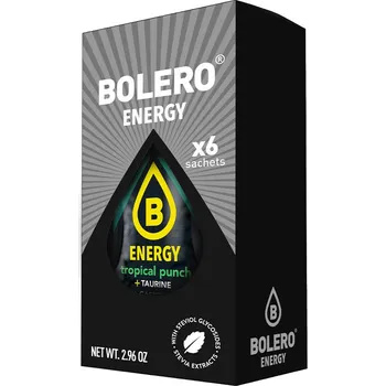Iontový nápoj Bolero Energy Mix (6 x 14 g, Tropical Punch)