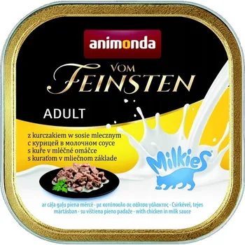 Krmivo pro kočku Animonda vom Feinsten Milkies Kousky v Omáčce 100g Kuře v mléčné omáčce