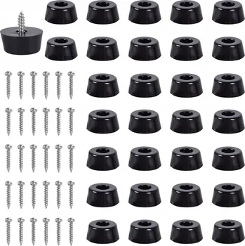 Podložka pod nábytek GUMOVÉ NOHY PRO NÁBYTEK, KULATÉ PROTISKLUZOVÉ OCHRANNÉ PODLOŽKY, SADA 30 KS