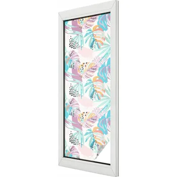 Okenní dekorace Fólie na okna Witryn Abstraktní džungle 50 x 146 cm