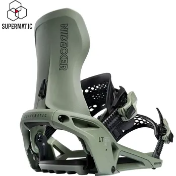 Vázání na snowboard Vázání na snowboard Nidecker LT Supermatic olive XL 2026 - Odesíláme do 24 hodin