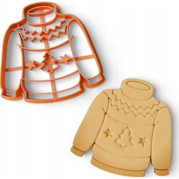 Vánoční dekorace VYKRAJOVÁTKO PREMIUM na PERNÍČKY Vánoční Cukroví Svetr stromeček