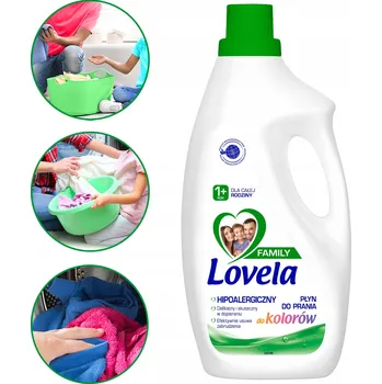 Prací gel Lovela Family Hypoalergenní prací prostředek na barevné prádlo pro celou rodinu 1,85 l