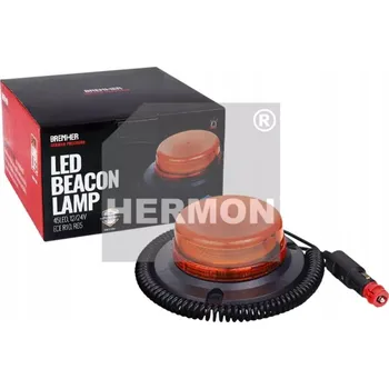 Maják VÝSTRAŽNÁ LAMPA MAJÁK MAGNET 3 OTVORY 45 LED 12/24V ECE R10, R65 55MM