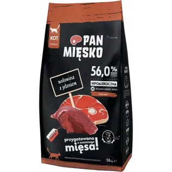 Krmivo pro kočku Pan Mięsko suché krmivo pro kočky Hovězí s jelenem M 1,6 kg