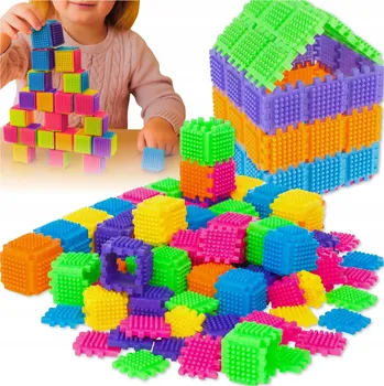 ostatní stavebnice STAVEBNICE PROSTOROVÉ OPLATKY JEŽKY SUCHÝ ZIP KOSTKA SADA 182 DÍLŮ