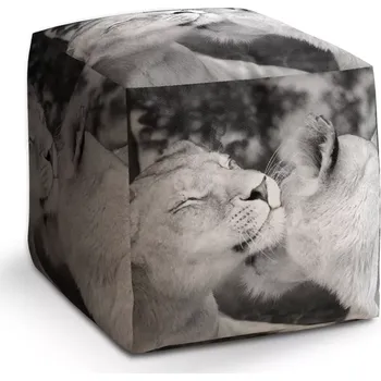 Taburet Sablio Taburet Cube Lvice: 40x40x40 cm