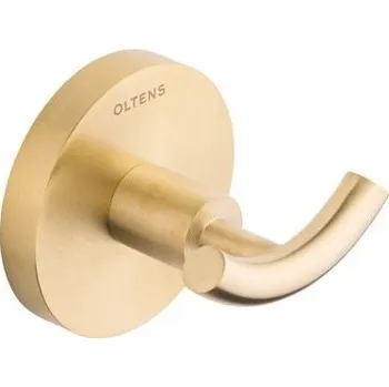 Držák na ručník Dvojitý háček na ručník, kartáčované zlato Oltens