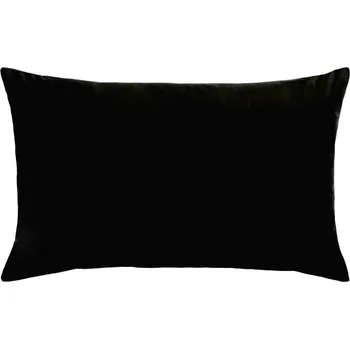 Povlak na polštářek Povlak na polštář 50x35 velurový černý velur černá elegantní