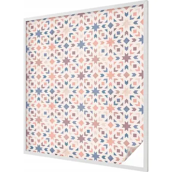 Okenní dekorace Ztmavovací dekorativní mléčná Fólie na barevná okna 100x116