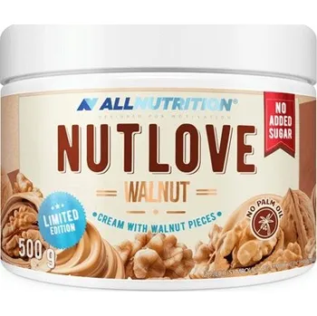 ALLNUTRITION NUTLOVE WALNUT CREAM 500g KRÉM Z VLAŠSKÝCH OŘECHŮ BEZ CUKRU