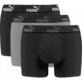 Pánské spodní prádlo Pánské slipy Puma 3-Pack vel. S černé, šedé, pohodlné, bavlna