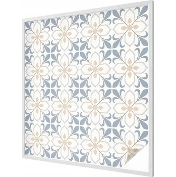 Okenní dekorace Dekorační Fólie na Okno Samolepicí Vitrážová Květinová krása 100x100