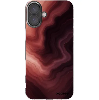 Pouzdro na mobilní telefon Picasee silikonový průhledný obal pro Apple iPhone 16 Plus - Rouge