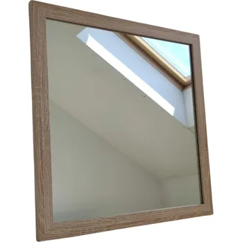 Zrcadlo Zrcadlo čtvercové série HIT Erama 40 x 40 cm v rámu sonoma světlá 1 Ks.