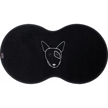 Miska pro psa Textilní podložka pod misku (cestovní) Max-Dywanik černá 1 l