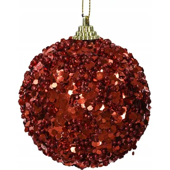 Vánoční dekorace Zdobená Vánoční Koule vánoční koule 8 cm, 1 ks