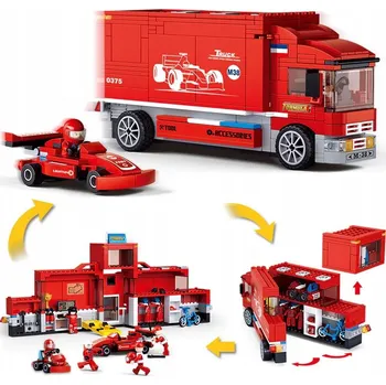 ostatní stavebnice STAVEBNICE VELKÁ SADA F1 FORMULE + NÁKLADNÍ AUTO