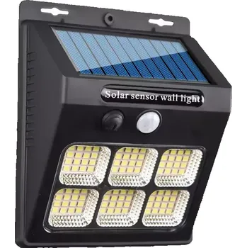 Venkovní osvětlení Nástěnné solární LED světlo s detekcí pohybu Nakida HT-5586