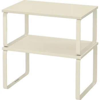 police KUCHYŇSKÁ POLICE STOJÍCÍ NA LINKU, 2 KS, BÍLÁ - NA KOŘENKY A DALŠÍ