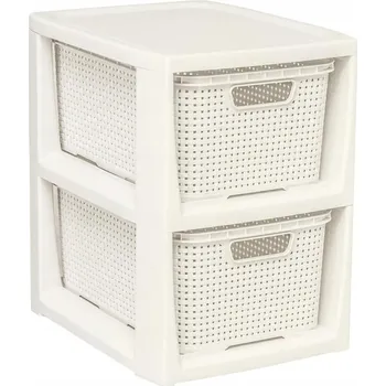 Knihovna Koupelnový regál BranQ bílý 29,5 x 24 x 32,8 cm