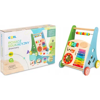 Odrážedlo DŘEVĚNÁ VZDĚLÁVACÍ ODRÁŽEDLO ODRÁŽEDLO DĚTI 2v1