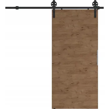 Interiérové dveře Posuvné dveře 80 cm na stěnu ALFA LOFT A 04 Dub Lancelot 85 + posuvný systém