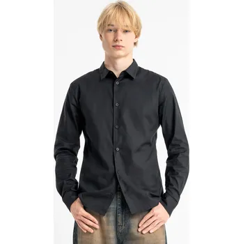 Chlapecká košile Reporter Young | Chlapecká černá košile přiléhavého střihu s dlouhým rukávem - Barva ČERNÁ, Velikost 176 253-0331B-09-100-1