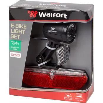 Cyklosvítilna Sada světel na elektrokolo Walfort