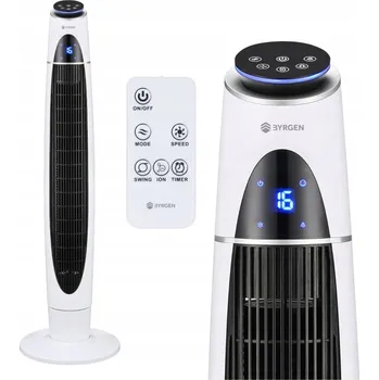 Domácí ventilátor Sloupový ventilátor Byrgen SVALE bílý