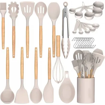 Sada kuchyňského náčiní Silikonové kuchyňské náčiní sada 34 kusů Sada kuchyňského náčiní