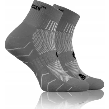 Dámské ponožky Sesto Senso bavlněné běžecké ponožky velikost 47-50 Šedé