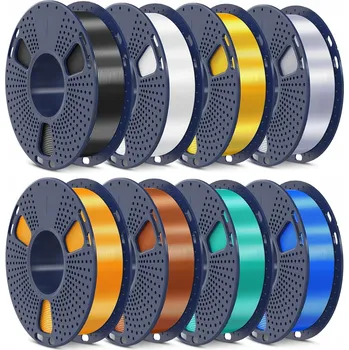 Filament Filament Silk PLA+ Sunlu 1,75 mm 250 g, vícebarevný (Multicolor)