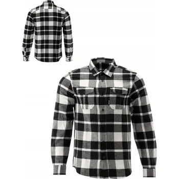 Pánská košile YATO FLANELOVÁ KOŠILE BÍLO-ČERNÁ VEL. XL YT-78815