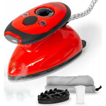 Žehlička Cestovní Žehlička Duronic SI2 RD 375W červená | Kryt a nádržka na vodu