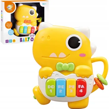 PIANO DINOSAURUS VZDĚLÁVACÍ INTERAKTIVNÍ VARHANY SE ZVUKEM PRO MALÉ DÍTĚ