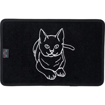 Miska pro psa Textilní podložka pod misku (cestovní) Max-Dywanik černá 1 l