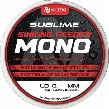 Vlasec NYTRO SUBLIME Potápivý Feeder 0,20mm