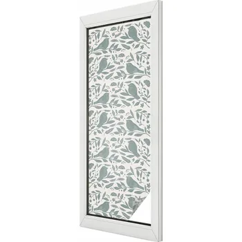 Okenní dekorace Fólie Samolepicí Mléčná okenní dýha pro vitriny Ptačí motiv 50x146