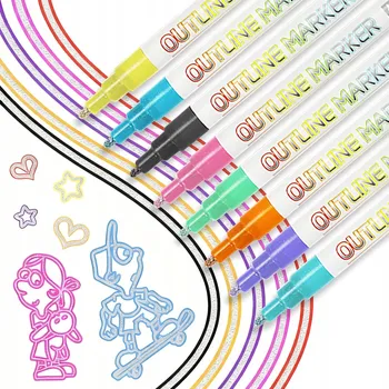 FIXY METALICKÉ FIXY FIXY DVOJITÁ LINKA SADA 8 KS