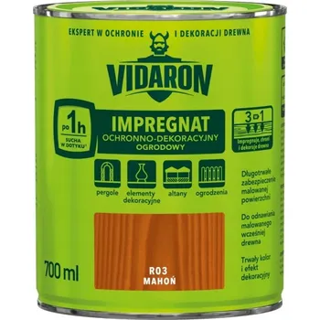 Olej na dřevo VIDARON IMPREGNACE NA DŘEVO R03 Mahagon 0,7L