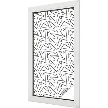 Okenní dekorace Hotová mléčná Fólie 100 x 50 cm