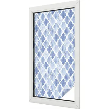 Okenní dekorace Fólie Dekorativní Mléčná na Okna Výlohy Akvarelová elegance 50x100 cm