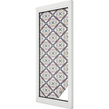 Okenní dekorace Fólie s s potiskem, vzor dlaždic 50 x 146 cm