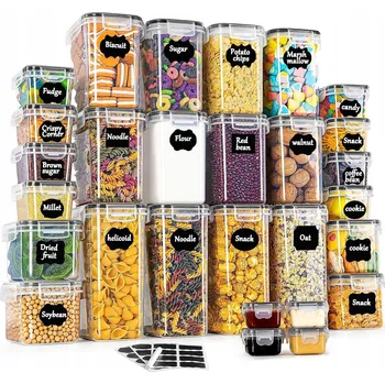 Dóza na potraviny X28 PLASTOVÉ KRABIČKY NA POTRAVINY, VZDUCHOTĚSNÉ A HERMETICKÉ UZAVÍRATELNÉ NÁDOBY + DÁREK