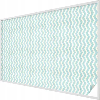 Okenní dekorace Samolepicí Okenní Fólie Mrazivá Dekorativní Cik Cak modrá 200x146