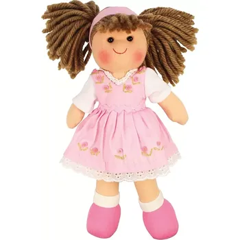 Panenka Látková panenka Rose od Bigjigs Toys 28 cm