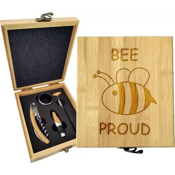 Víno Sablio Dárková sada na víno Bee proud: 147×168×49 mm