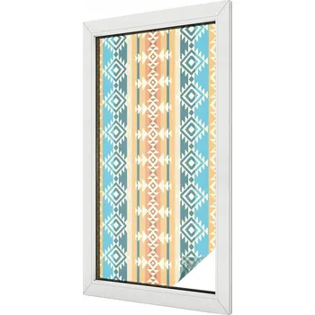 Okenní dekorace Dekorativní mléčná fólie na okno - geometrické motivy 50x100 cm