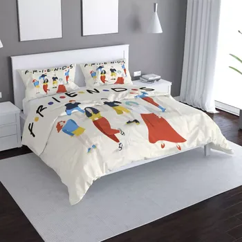 Povlečení Sablio Povlečení Seriál přátelé FRIENDS Postavy - 140x200 / 90x70